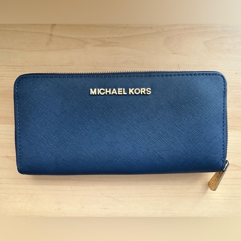 Navy blue Michael Kors Wallet